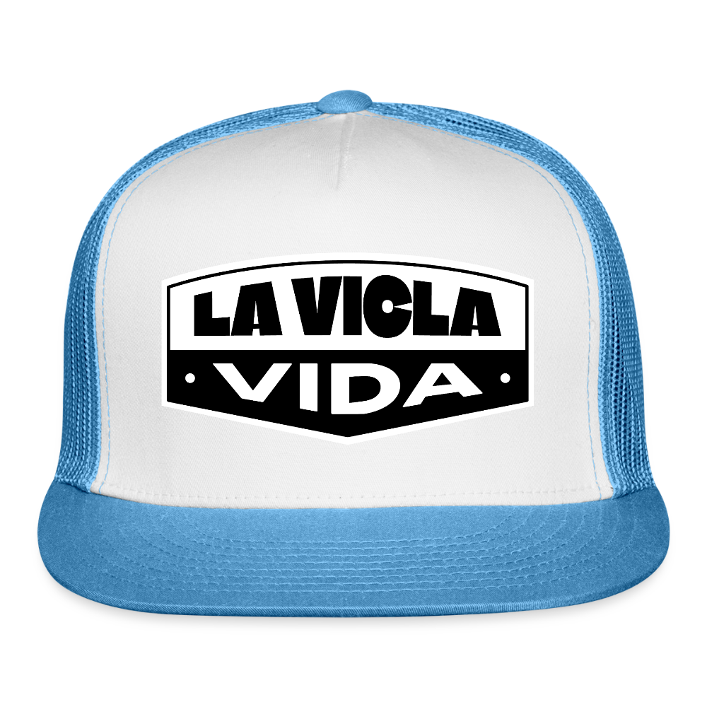 Badge 2.0 Trucker Hat - white/blue