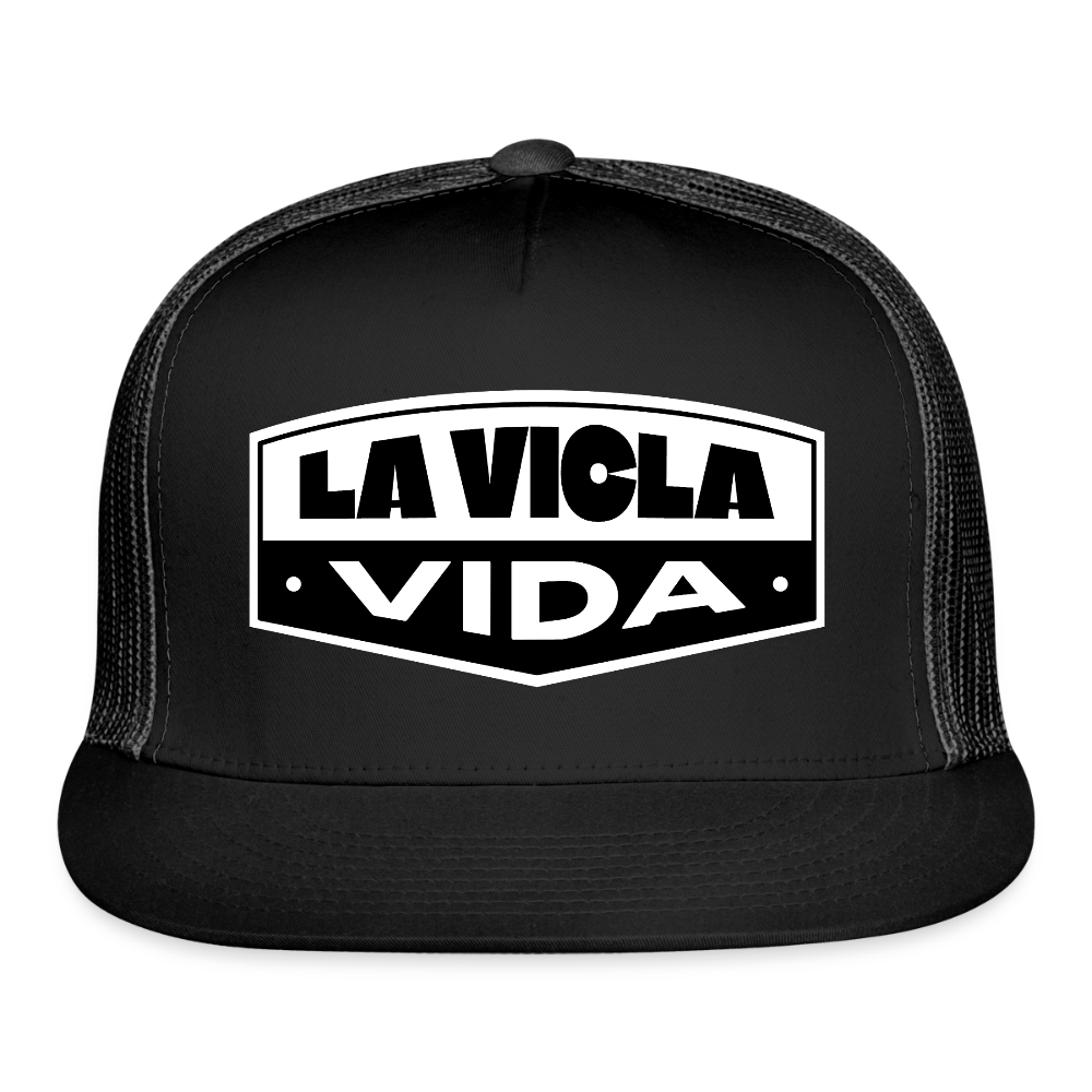 Badge 2.0 Trucker Hat - black/black