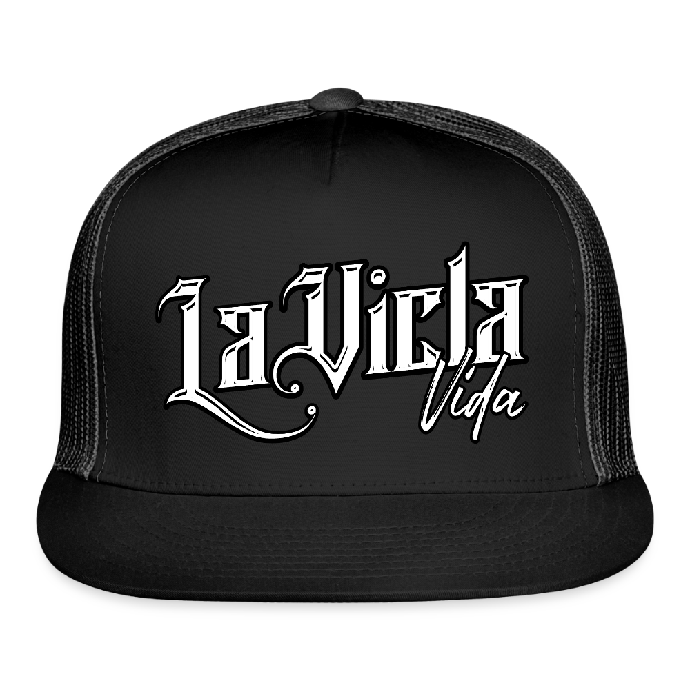 Logo Trucker Hat - black/black