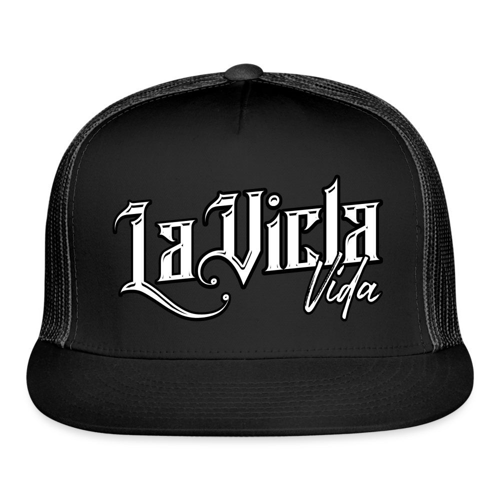 Logo Trucker Hat - black/black
