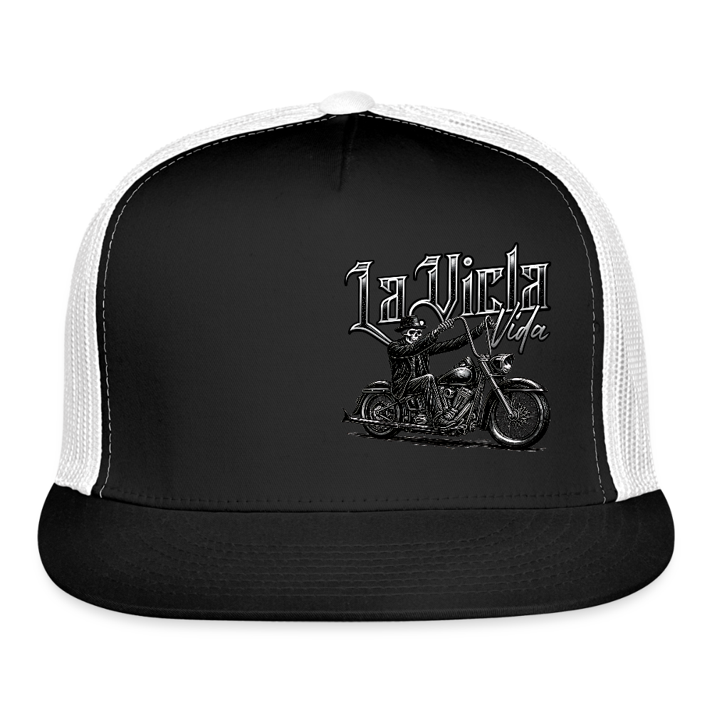 Vicla Rider Trucker Hat - black/white