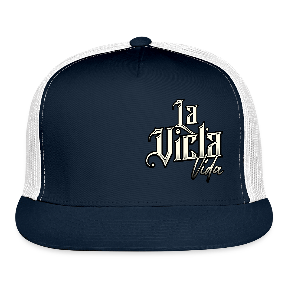 Logo Left B/W - navy/white