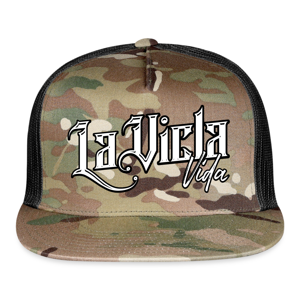Logo Trucker Hat - MultiCam\black