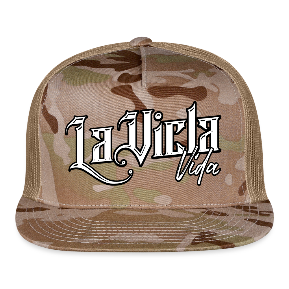 Logo Trucker Hat - MultiCam\tan