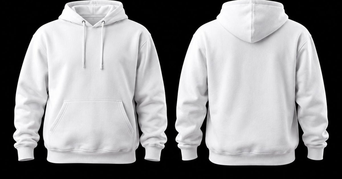 La Vicla Hoodie White Front and Back
