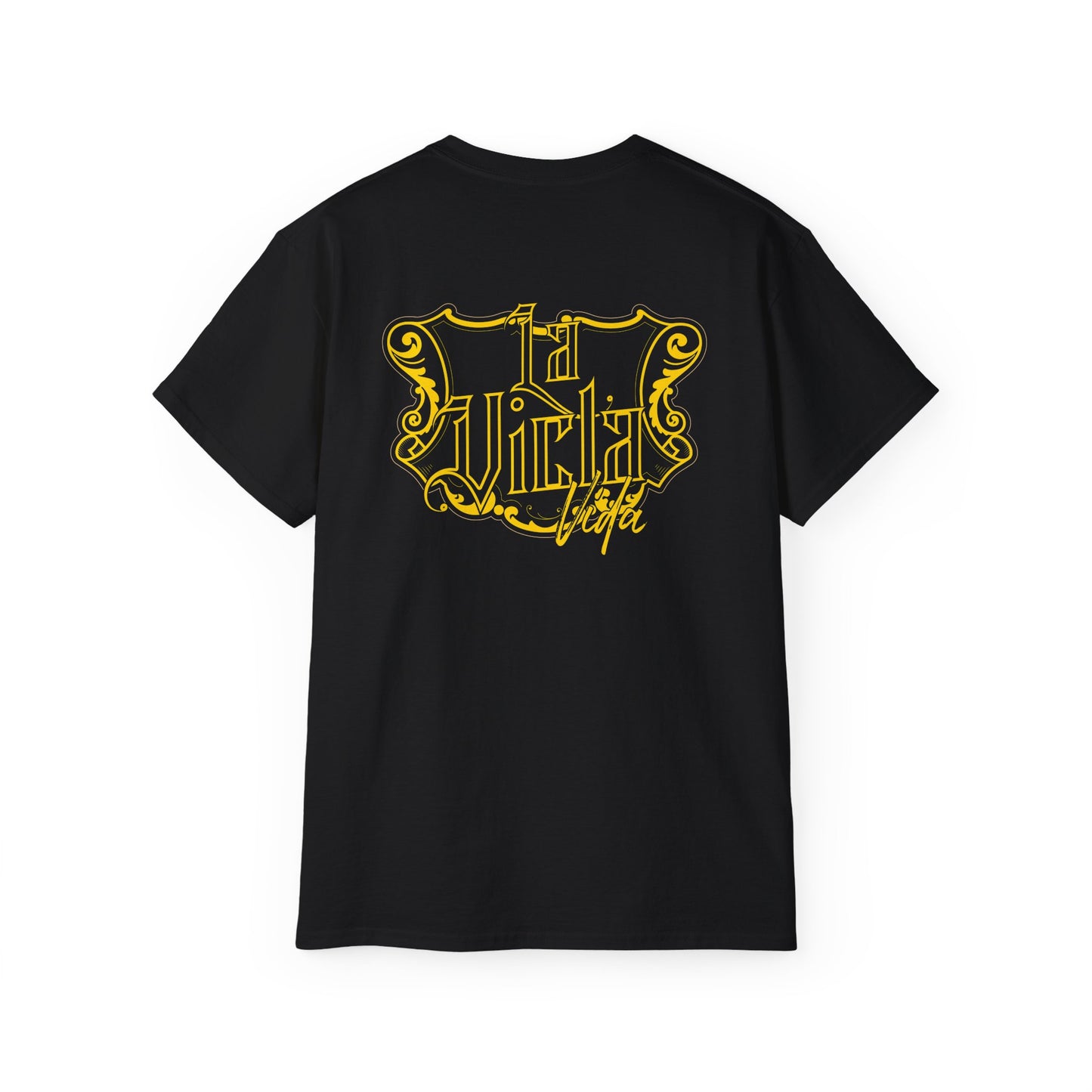 Gold La Vicla Vida Tee