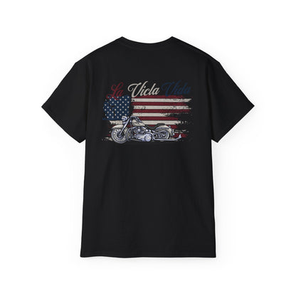 U.S.A Vicla Tee — left chest artwork