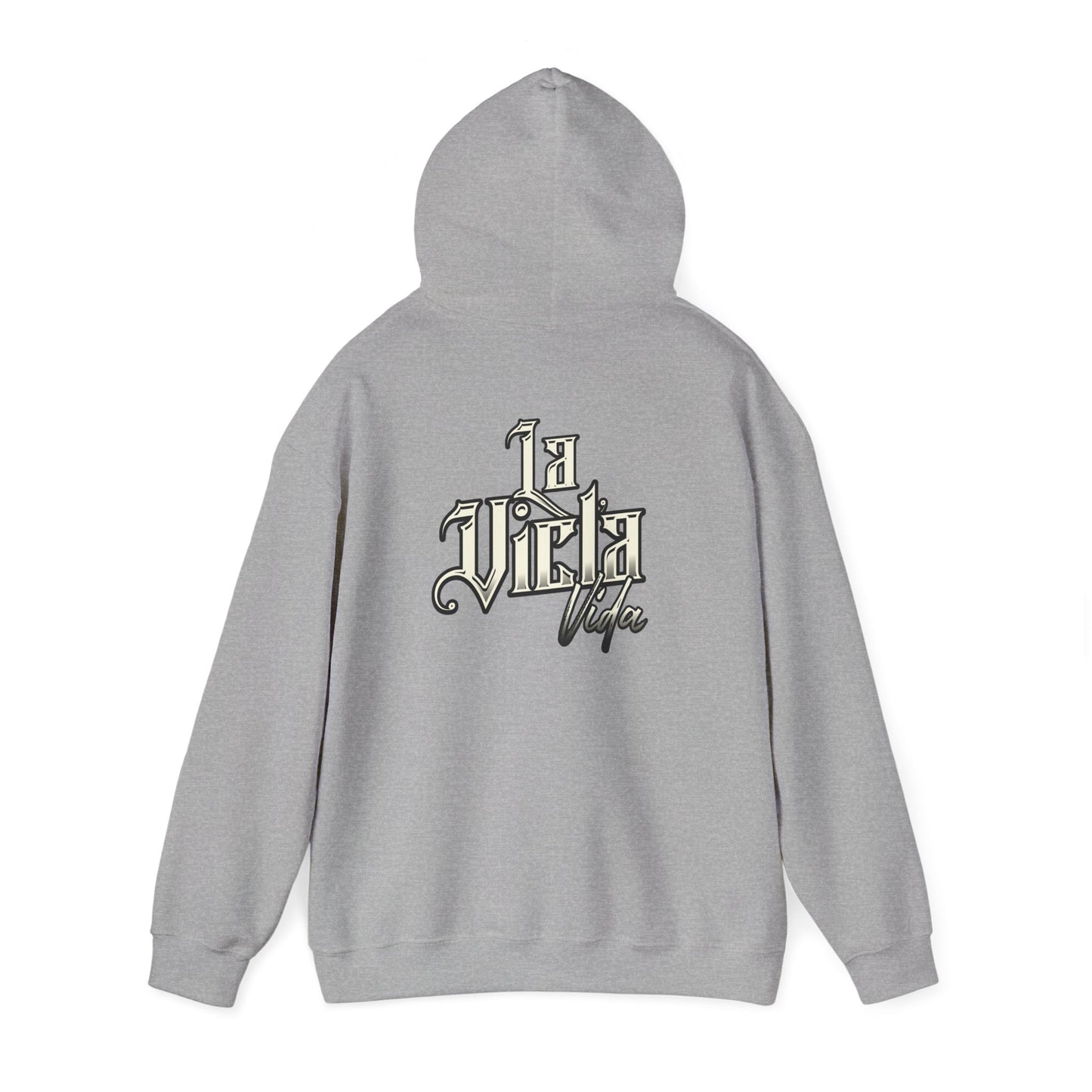 La Vicla Vida B/W Logo Hoodie