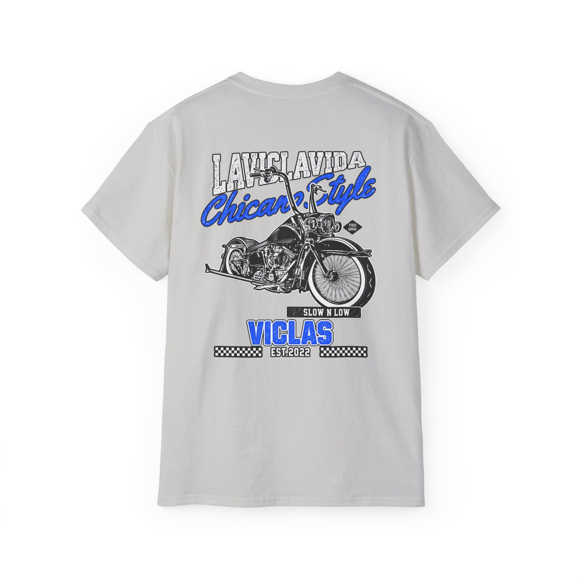 Chicano Style Blue Tee