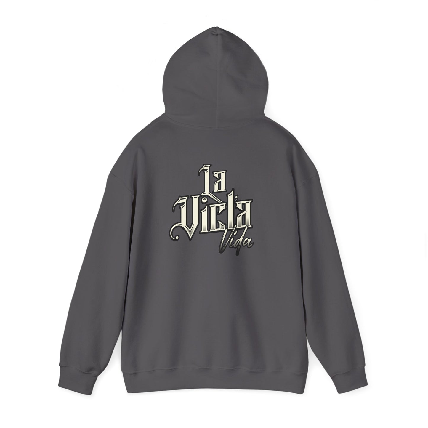 La Vicla Vida B/W Logo Hoodie