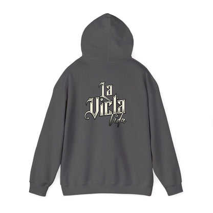 La Vicla Vida B/W Logo Hoodie