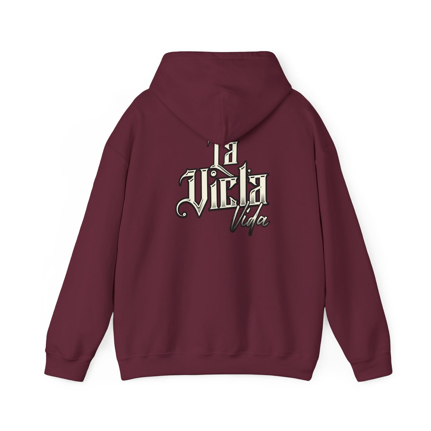 La Vicla Vida B/W Logo Hoodie