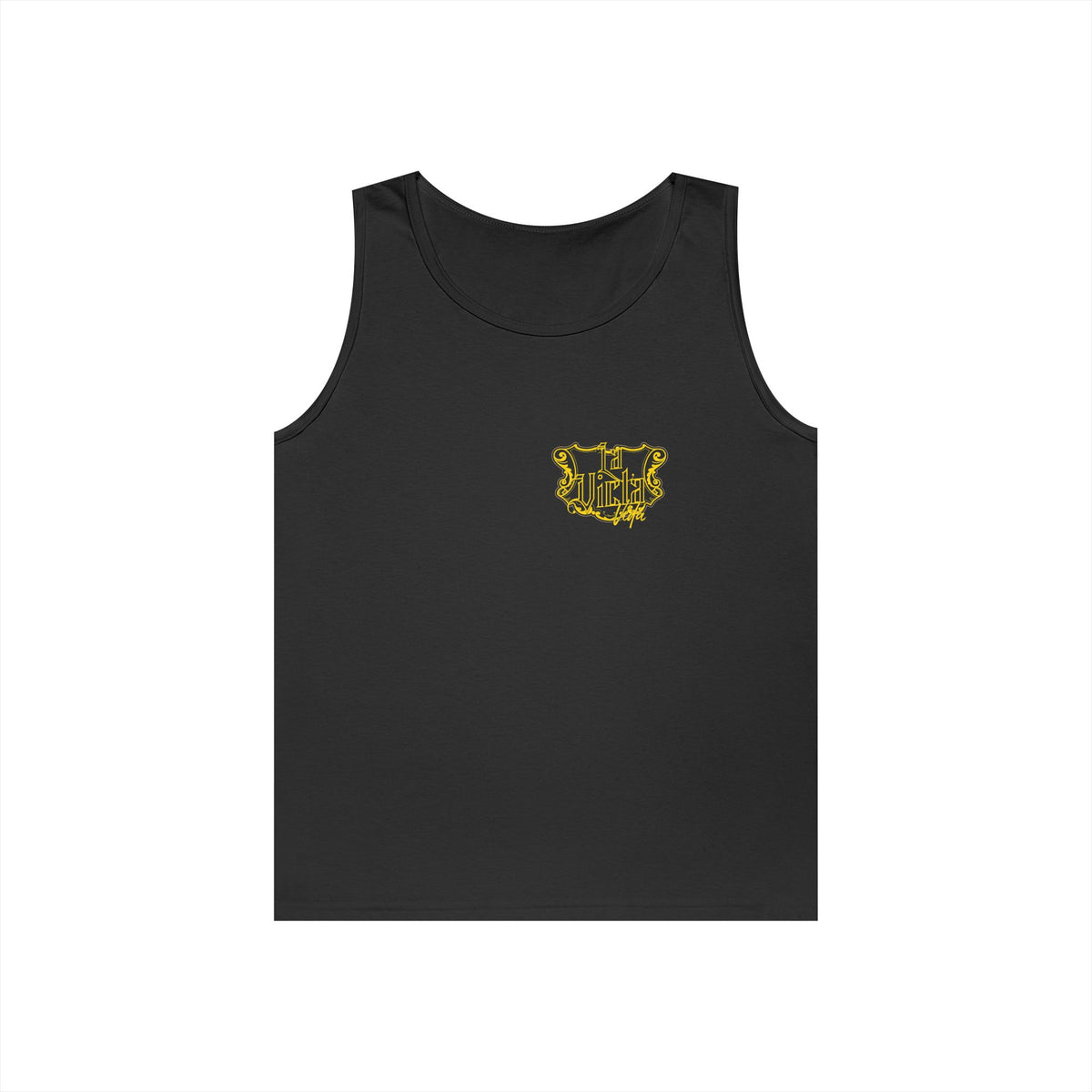 Gold La Vicla Vida Tank Top