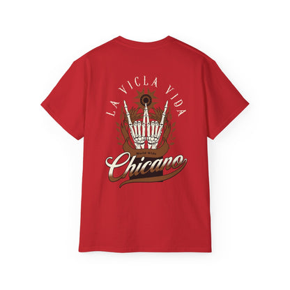 World Wide Chicano Brown - Red - back