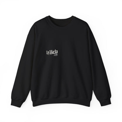 La Vida American Flag Skull Crewneck Sweatshirt