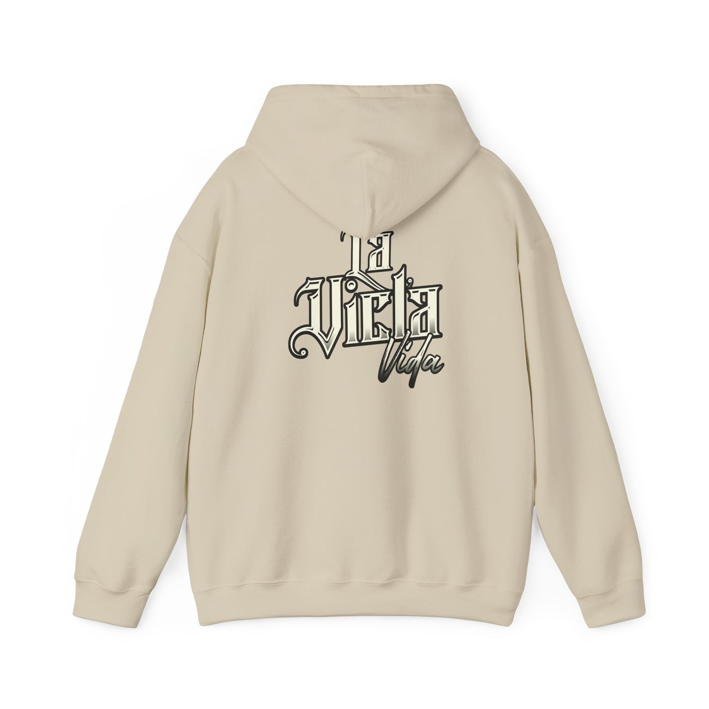La Vicla Vida B/W Logo Hoodie