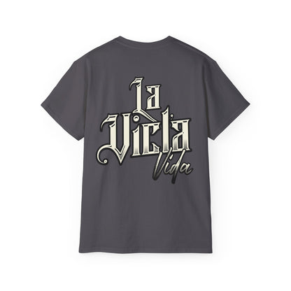 La Vicla Vida Logo B&W Tee