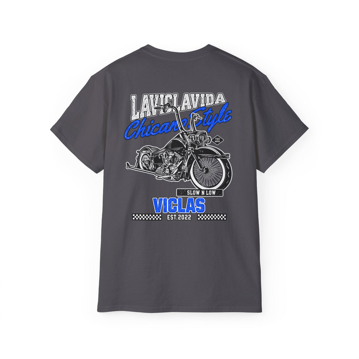 Chicano Style Blue Tee