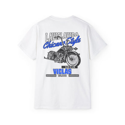 Chicano Style Blue Tee