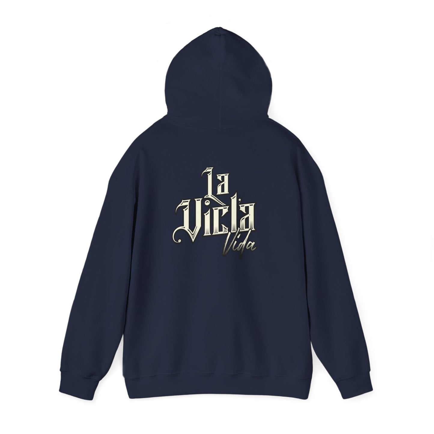 La Vicla Vida B/W Logo Hoodie