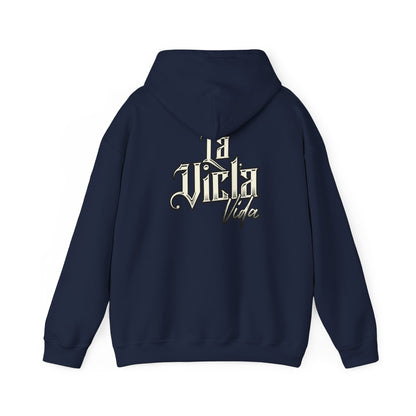 La Vicla Vida B/W Logo Hoodie