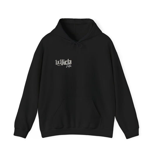 La Vida American Flag Skull Hoodie