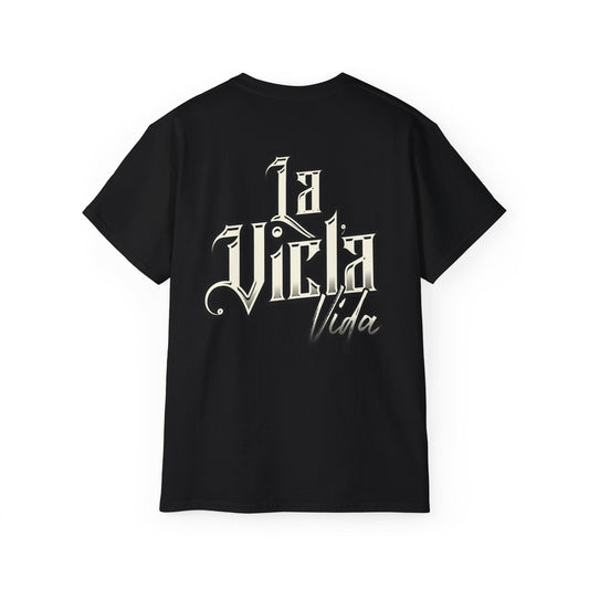 La Vicla Vida Logo B&W Tee