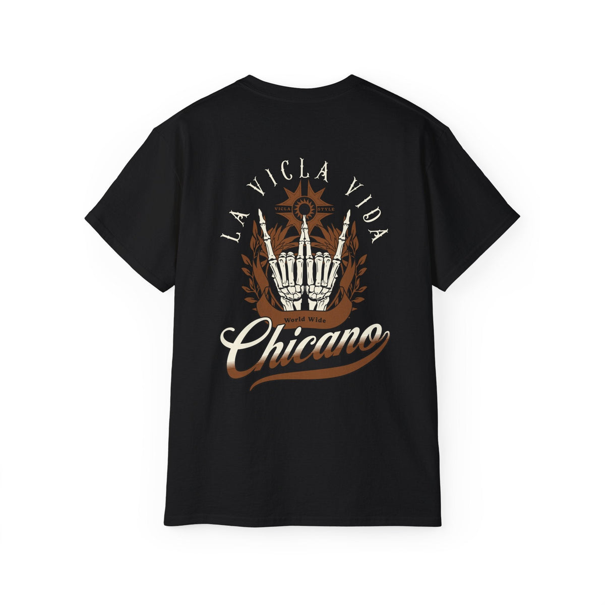 World Wide Chicano Brown - Black - back