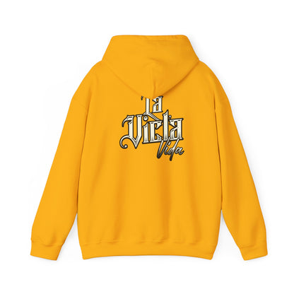La Vicla Vida B/W Logo Hoodie