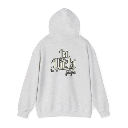 La Vicla Vida B/W Logo Hoodie