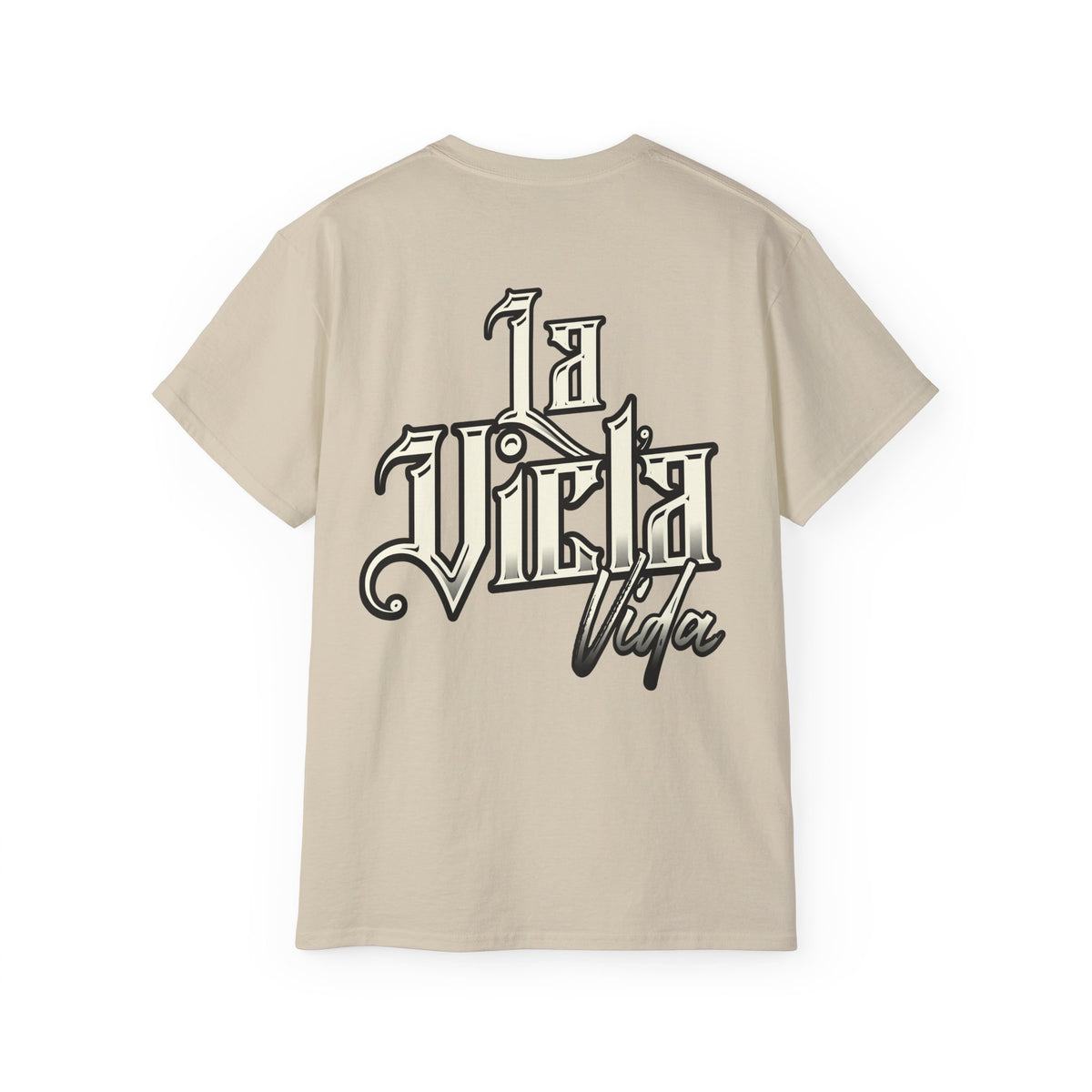 La Vicla Vida Logo B&W Tee
