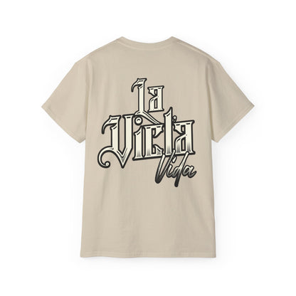 La Vicla Vida Logo B&W Tee