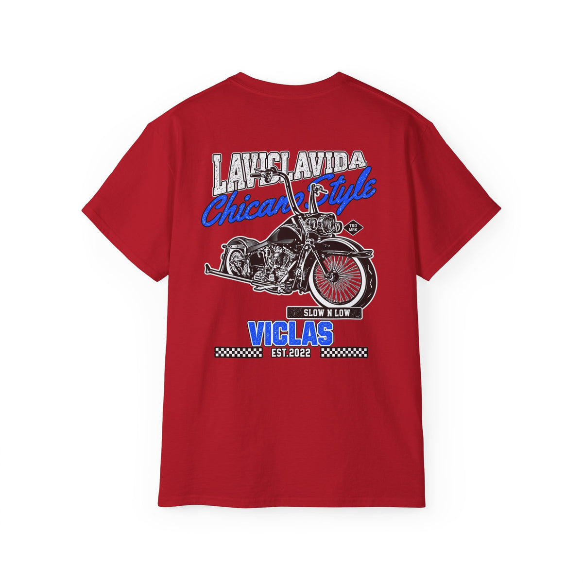 Chicano Style Blue Tee