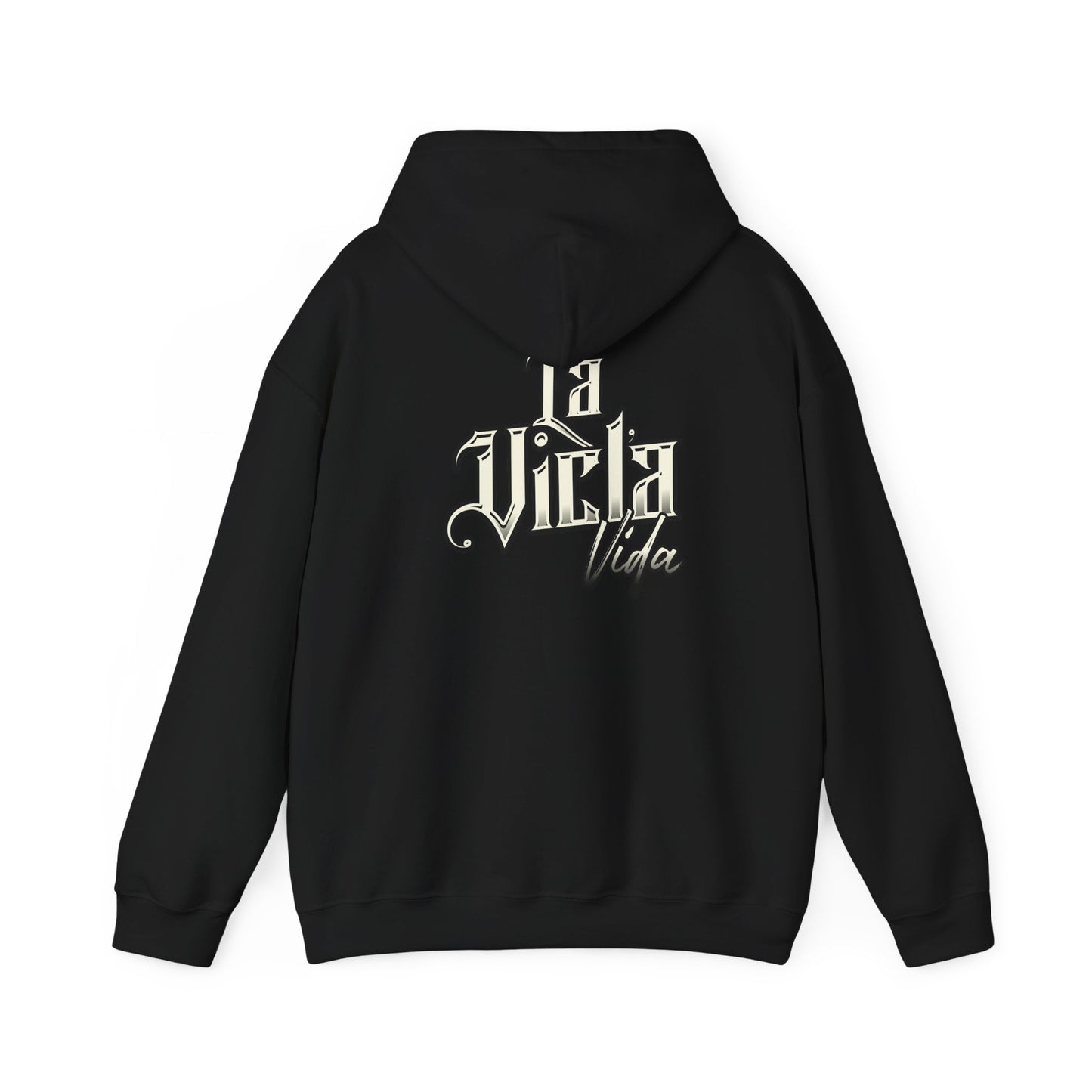 La Vicla Vida B/W Logo Hoodie