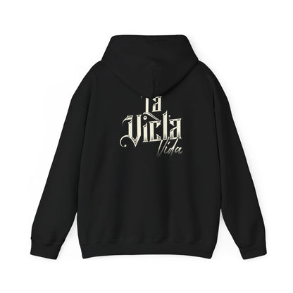 La Vicla Vida B/W Logo Hoodie