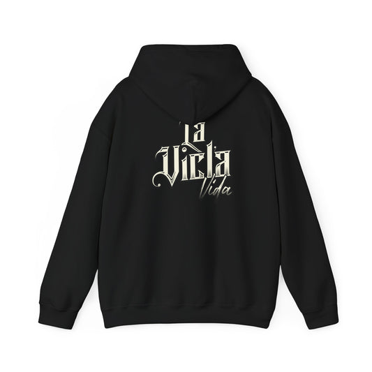 La Vicla Vida B/W Logo Hoodie