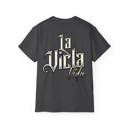 La Vicla Vida Logo B&W Tee