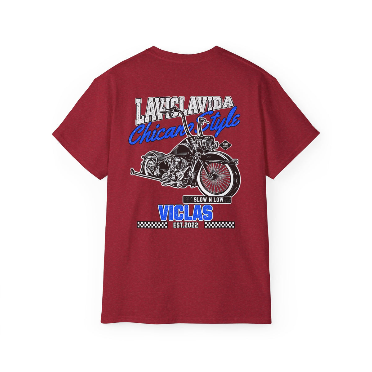 Chicano Style Blue Tee