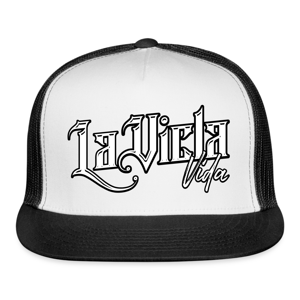 Logo Trucker Hat - white/black