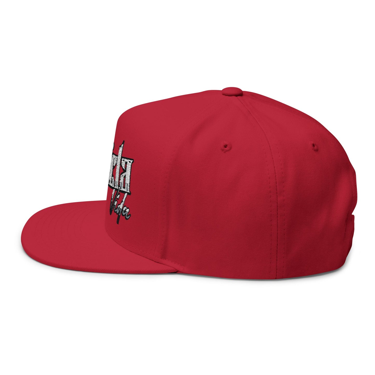 La Vida Vida Embroidered Flat Bill Cap