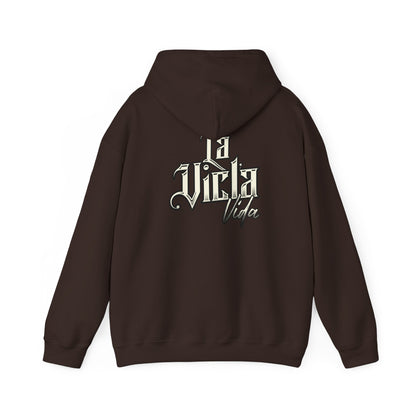 La Vicla Vida B/W Logo Hoodie