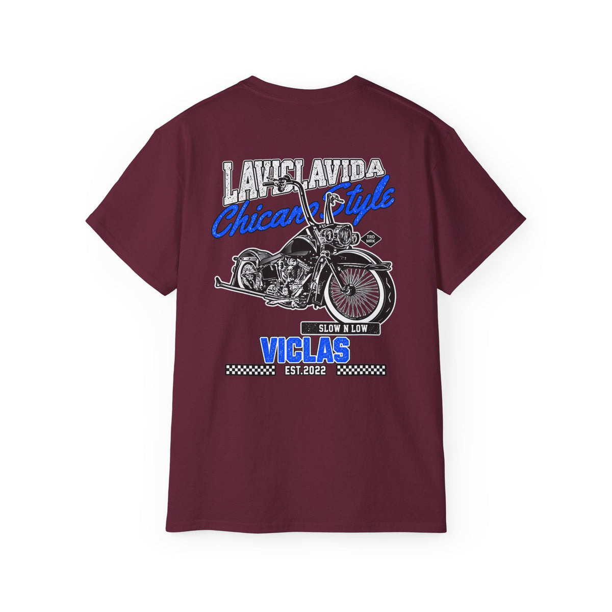 Chicano Style Blue Tee