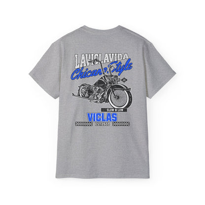 Chicano Style Blue Tee