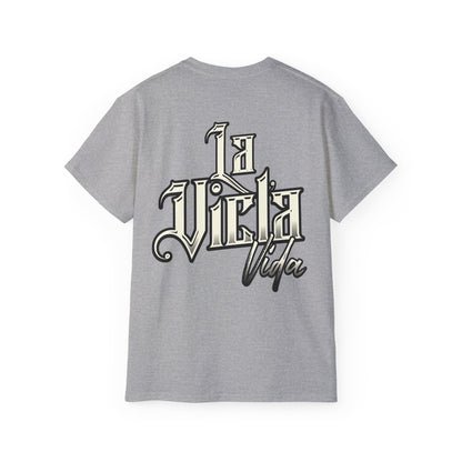 La Vicla Vida Logo B&W Tee