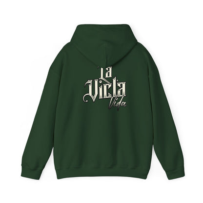 La Vicla Vida B/W Logo Hoodie