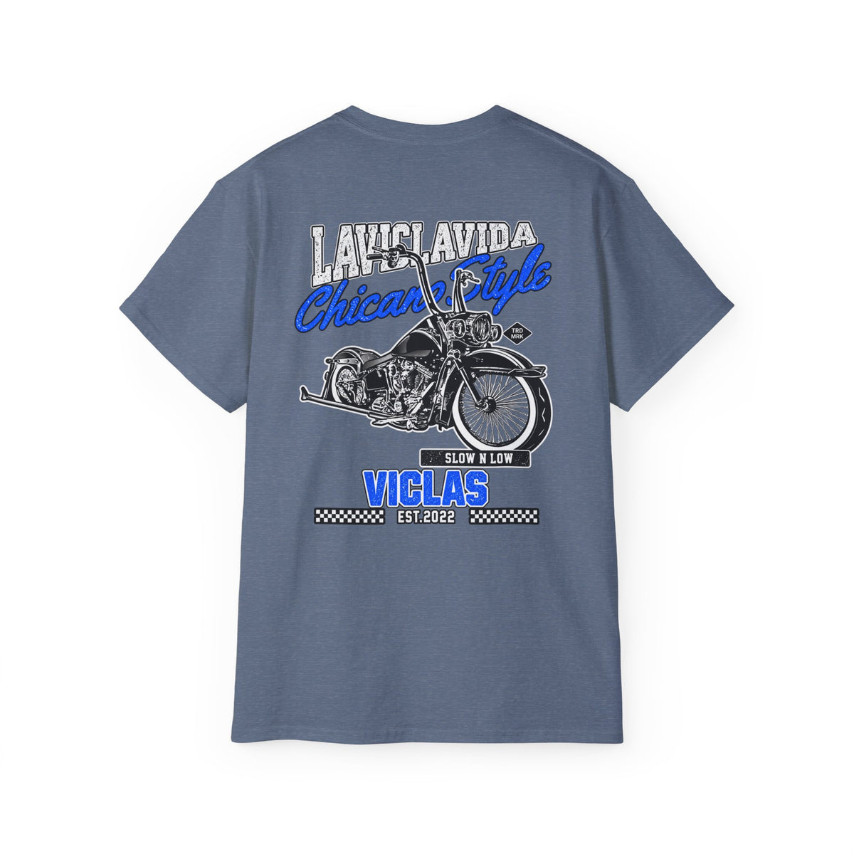 Chicano Style Blue Tee
