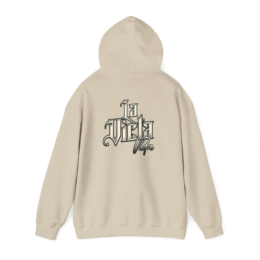 La Vicla Vida B/W Logo Hoodie