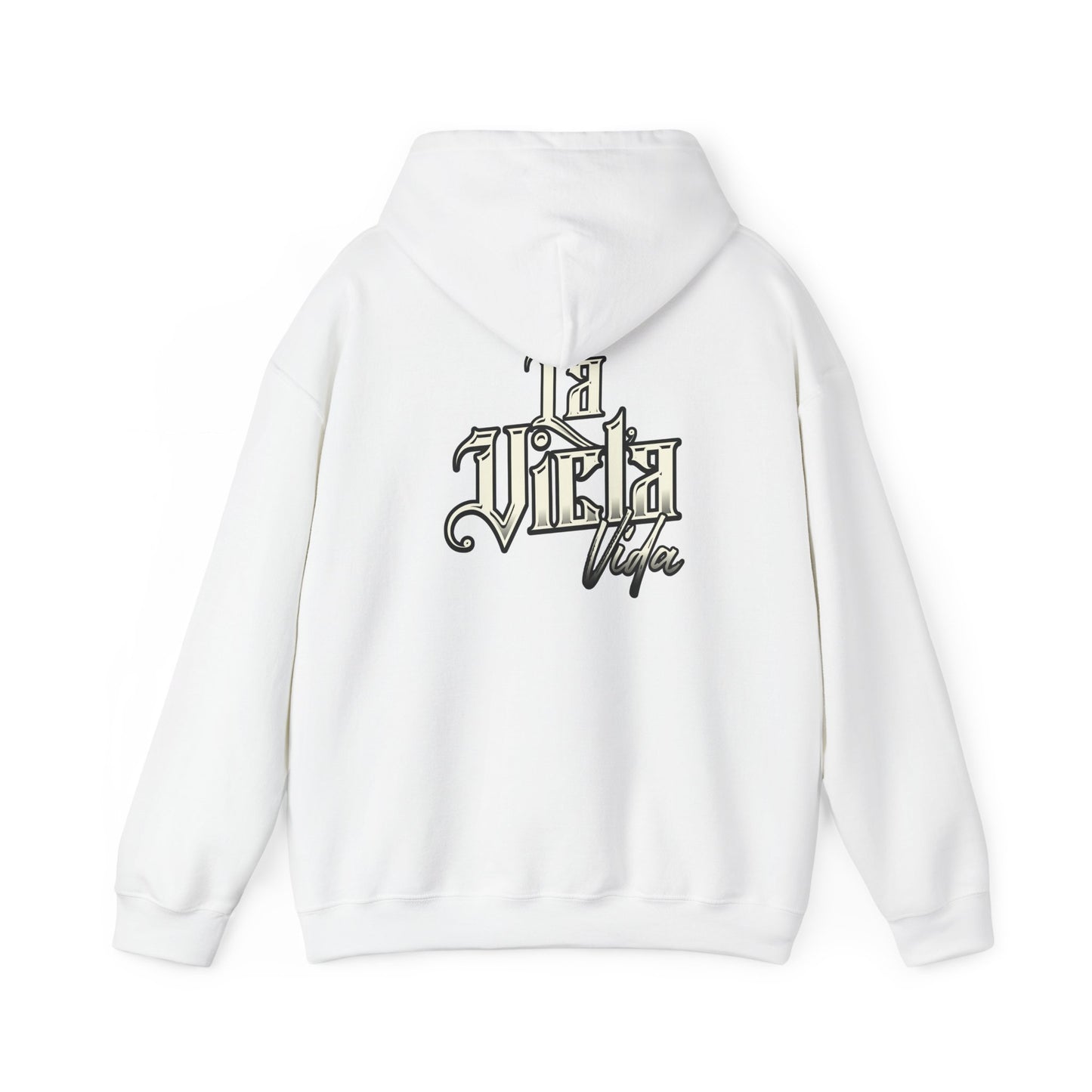 La Vicla Vida B/W Logo Hoodie