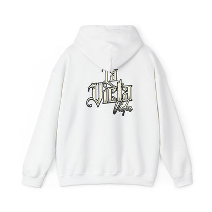 La Vicla Vida B/W Logo Hoodie