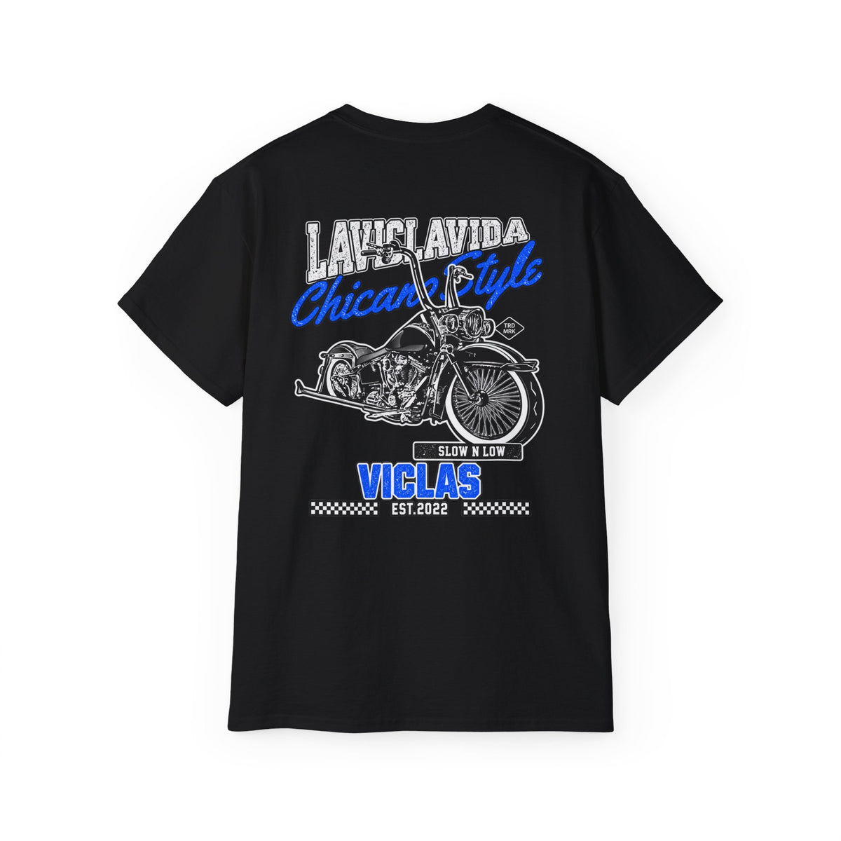 Chicano Style Blue Tee